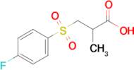 3-(4-Fluorobenzenesulfonyl)-2-methylpropanoic acid