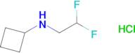 n-(2,2-Difluoroethyl)cyclobutanamine hydrochloride