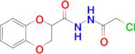 2,3-Dihydro-1,4-benzodioxin-2-carboxylic acid 2-(2-chloroacetyl)hydrazide