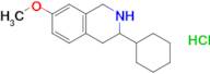 3-Cyclohexyl-7-methoxy-1,2,3,4-tetrahydroisoquinoline hydrochloride