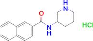 n-(Piperidin-3-yl)naphthalene-2-carboxamide hydrochloride