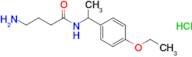 4-Amino-n-[1-(4-ethoxyphenyl)ethyl]butanamide hydrochloride