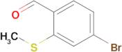 4-Bromo-2-(methylsulfanyl)benzaldehyde