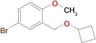 4-Bromo-2-(cyclobutoxymethyl)-1-methoxybenzene