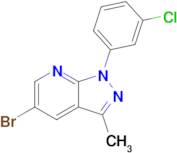 5-Bromo-1-(3-chlorophenyl)-3-methyl-1h-pyrazolo[3,4-b]pyridine