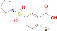 2-Bromo-5-(pyrrolidine-1-sulfonyl)benzoic acid