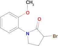 3-Bromo-1-(2-methoxyphenyl)pyrrolidin-2-one