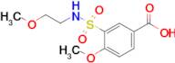 4-Methoxy-3-[(2-methoxyethyl)sulfamoyl]benzoic acid