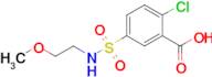 2-Chloro-5-[(2-methoxyethyl)sulfamoyl]benzoic acid