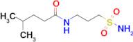 4-Methyl-n-(3-sulfamoylpropyl)pentanamide