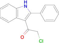 2-Chloro-1-(2-phenyl-1h-indol-3-yl)ethan-1-one