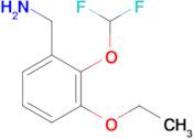 [2-(difluoromethoxy)-3-ethoxyphenyl]methanamine