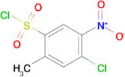 4-Chloro-2-methyl-5-nitrobenzene-1-sulfonyl chloride