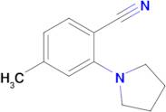 4-Methyl-2-(pyrrolidin-1-yl)benzonitrile