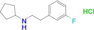 n-[2-(3-fluorophenyl)ethyl]cyclopentanamine hydrochloride