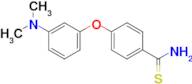 4-[3-(dimethylamino)phenoxy]benzene-1-carbothioamide