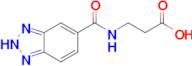 3-[(2H-1,2,3-benzotriazol-5-yl)formamido]propanoic acid