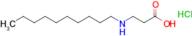 3-(Decylamino)propanoic acid hydrochloride