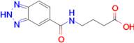 4-[(2H-1,2,3-benzotriazol-5-yl)formamido]butanoic acid