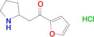 1-(Furan-2-yl)-2-(pyrrolidin-2-yl)ethan-1-one hydrochloride