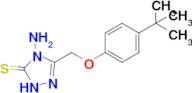 4-amino-3-[(4-tert-butylphenoxy)methyl]-4,5-dihydro-1H-1,2,4-triazole-5-thione