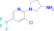 1-[3-chloro-5-(trifluoromethyl)pyridin-2-yl]pyrrolidin-3-amine