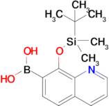 {8-[(tert-butyldimethylsilyl)oxy]quinolin-7-yl}boronic acid