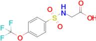 2-[4-(trifluoromethoxy)benzenesulfonamido]acetic acid