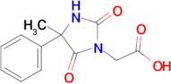 2-(4-Methyl-2,5-dioxo-4-phenylimidazolidin-1-yl)acetic acid