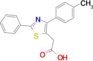 2-[4-(4-methylphenyl)-2-phenyl-1,3-thiazol-5-yl]acetic acid