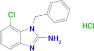 1-Benzyl-7-chloro-1h-1,3-benzodiazol-2-amine hydrochloride