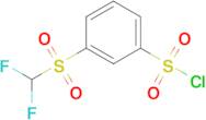 3-Difluoromethanesulfonylbenzene-1-sulfonyl chloride