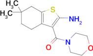 6,6-Dimethyl-3-(morpholine-4-carbonyl)-4,5,6,7-tetrahydro-1-benzothiophen-2-amine