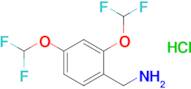 [2,4-bis(difluoromethoxy)phenyl]methanamine hydrochloride