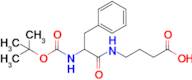 4-(2-{[(tert-butoxy)carbonyl]amino}-3-phenylpropanamido)butanoic acid