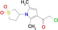 3-[3-(2-chloroacetyl)-2,5-dimethyl-1h-pyrrol-1-yl]-1lambda6-thiolane-1,1-dione