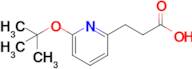 3-[6-(tert-butoxy)pyridin-2-yl]propanoic acid