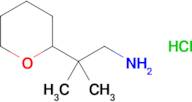 2-Methyl-2-(oxan-2-yl)propan-1-amine hydrochloride