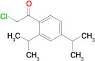 1-[2,4-bis(propan-2-yl)phenyl]-2-chloroethan-1-one