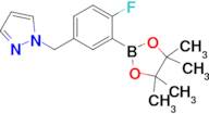 1-[[4-Fluoro-3-(4,4,5,5-tetramethyl-1,3,2-dioxaborolan-2-yl)phenyl]methyl]-1H-pyrazole