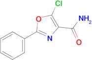 5-Chloro-2-phenyl-1,3-oxazole-4-carboxamide