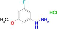 (3-Fluoro-5-methoxyphenyl)hydrazine hydrochloride