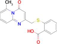 2-[[(6-Methyl-4-oxo-4H-pyrido[1,2-a]pyrimidin-2-yl)methyl]thio]benzoic acid