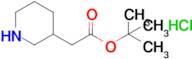 Tert-butyl 2-(piperidin-3-yl)acetate hydrochloride