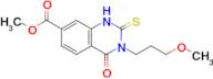 methyl 3-(3-methoxypropyl)-4-oxo-2-sulfanylidene-1,2,3,4-tetrahydroquinazoline-7-carboxylate