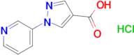 1-(Pyridin-3-yl)-1h-pyrazole-4-carboxylic acid hydrochloride