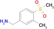 (4-Methanesulfonyl-3-methylphenyl)methanamine