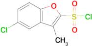 5-Chloro-3-methyl-1-benzofuran-2-sulfonyl chloride