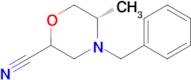 (5S)-5-Methyl-4-(phenylmethyl)-2-morpholinecarbonitrile