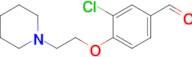 3-Chloro-4-[2-(piperidin-1-yl)ethoxy]benzaldehyde